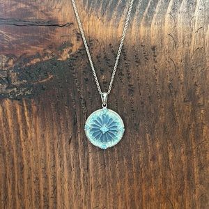 Unique aquamarine necklace